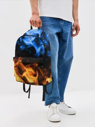 Рюкзак джинсовый / БИТВА ОГНЕЙ