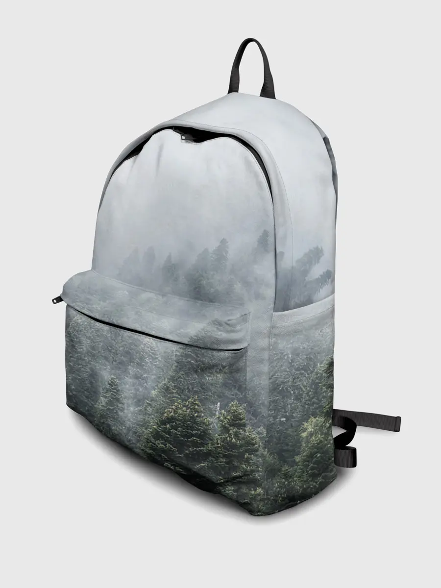 Рюкзак джинсовый / Туманный лес