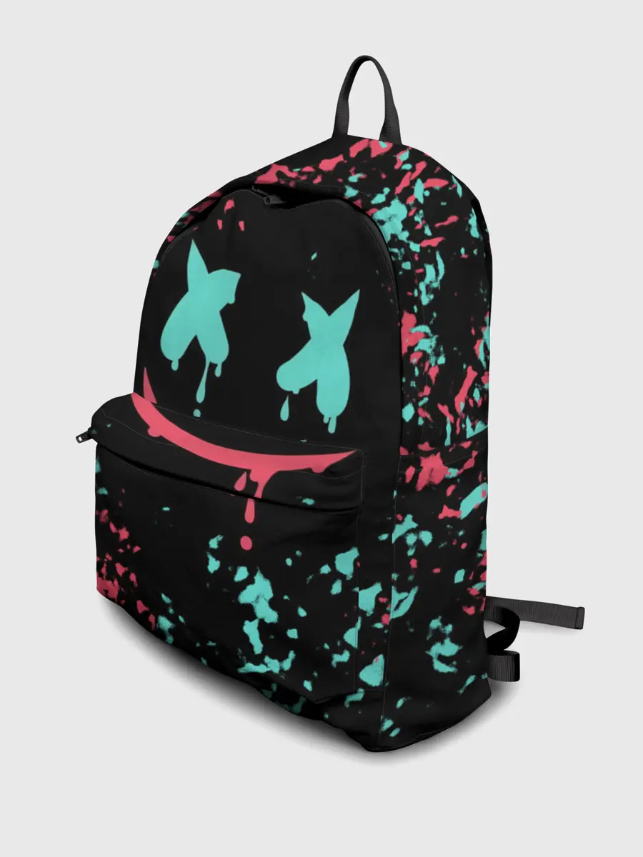 Рюкзак джинсовый / Marshmello