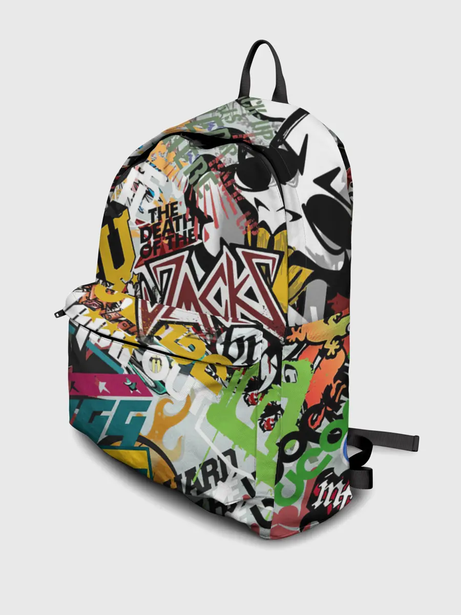 Рюкзак джинсовый / Стикеры