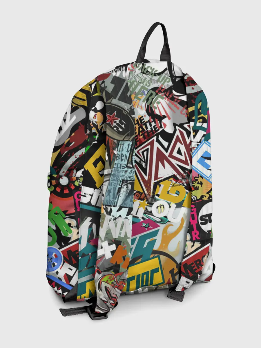 Рюкзак джинсовый / Стикеры