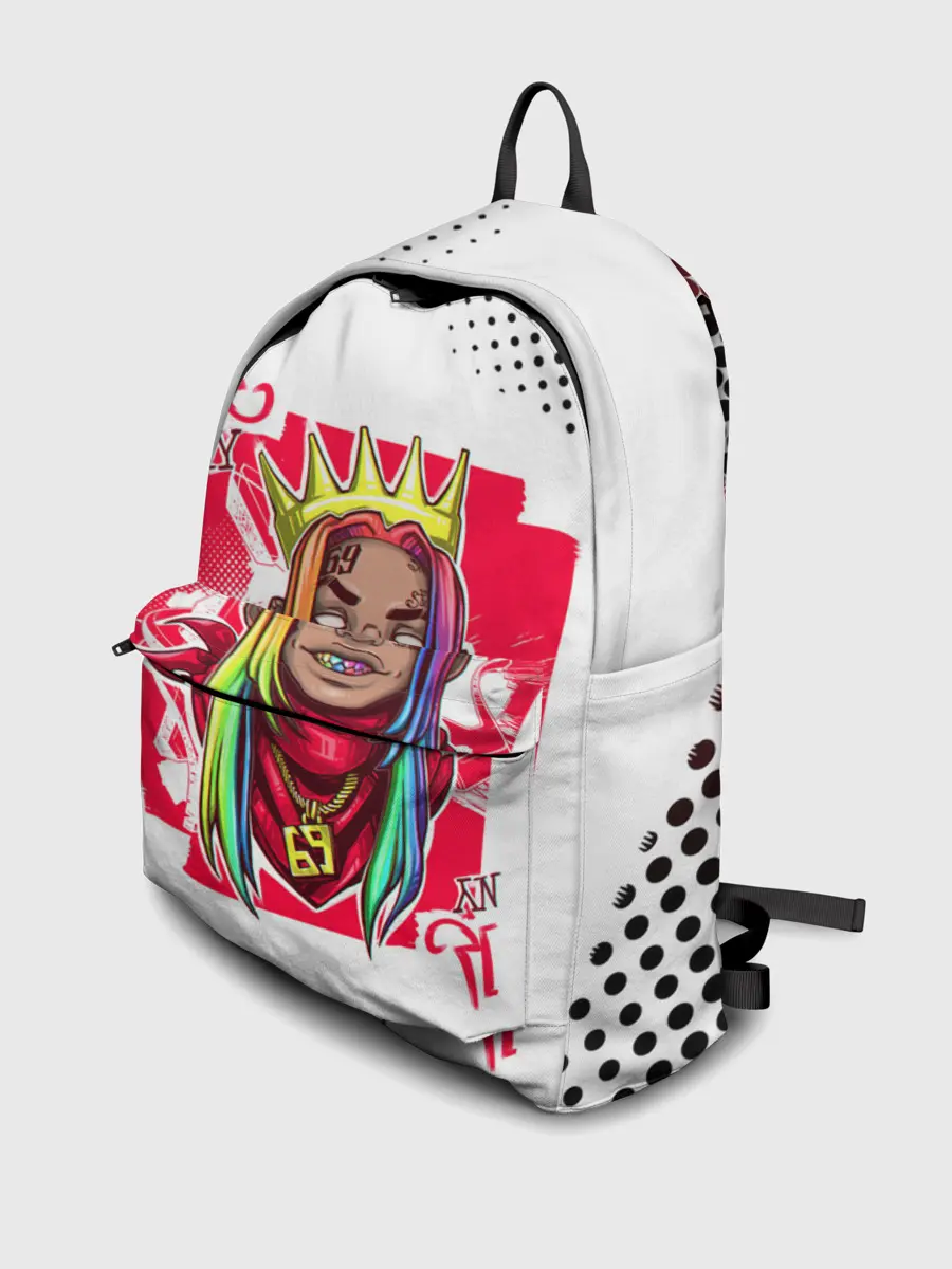 Рюкзак джинсовый / 6ix9ine King Up
