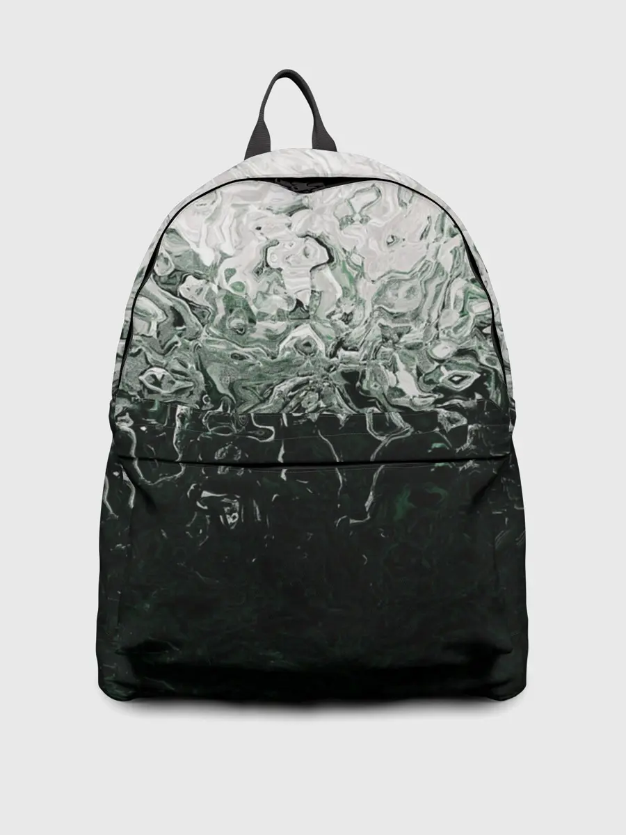 Рюкзак джинсовый / Разводы жидкость абстракция