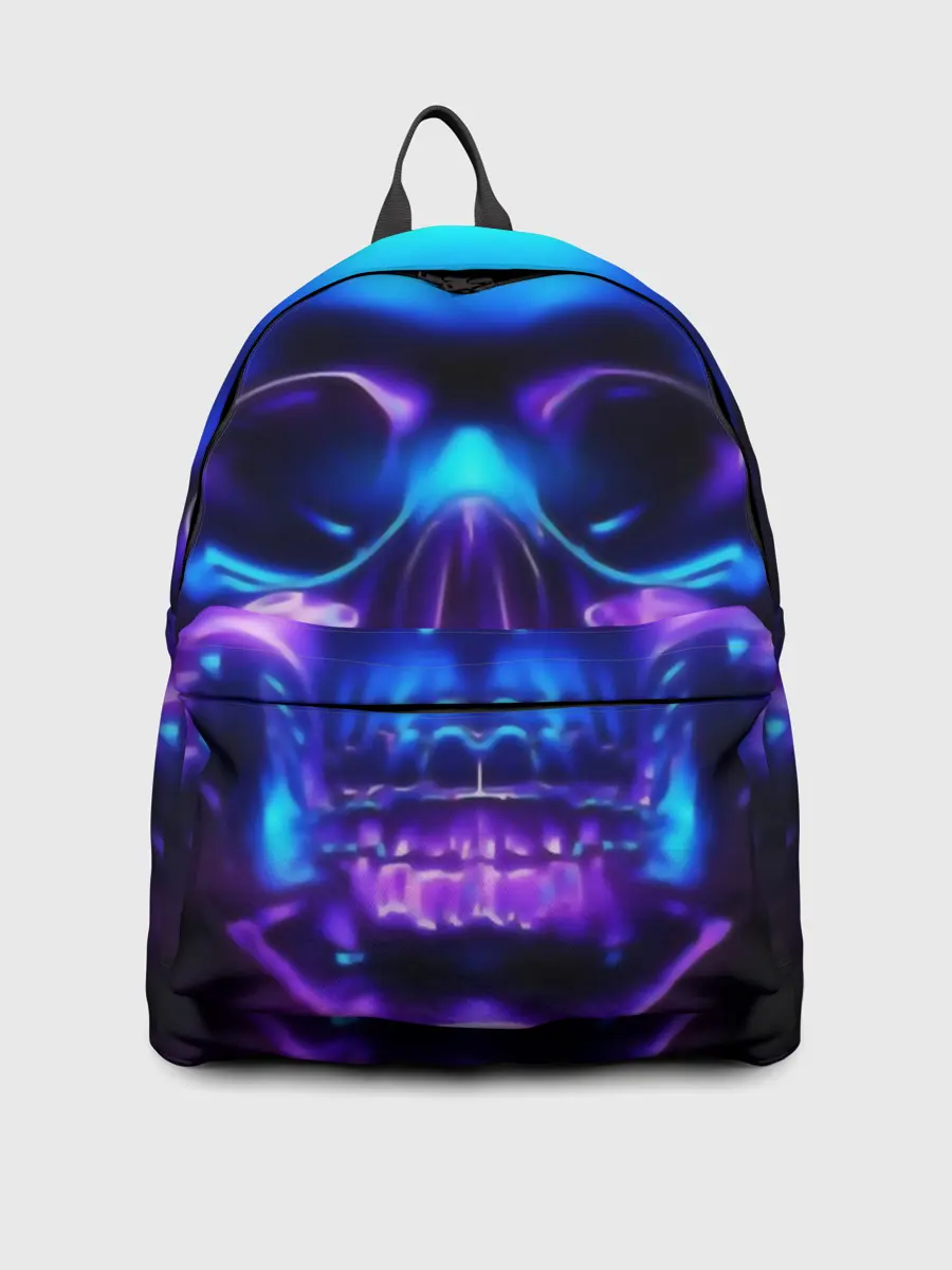 Рюкзак джинсовый / Череп