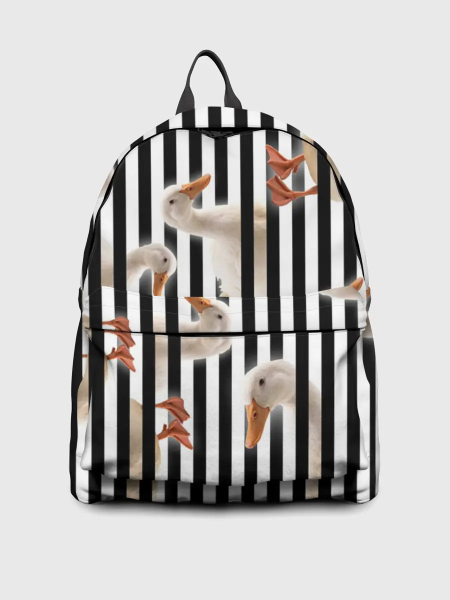 Рюкзак джинсовый / Гуси