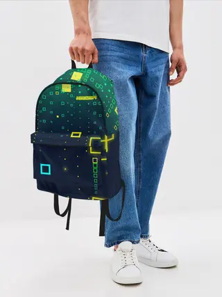 Рюкзак джинсовый / Minecraft