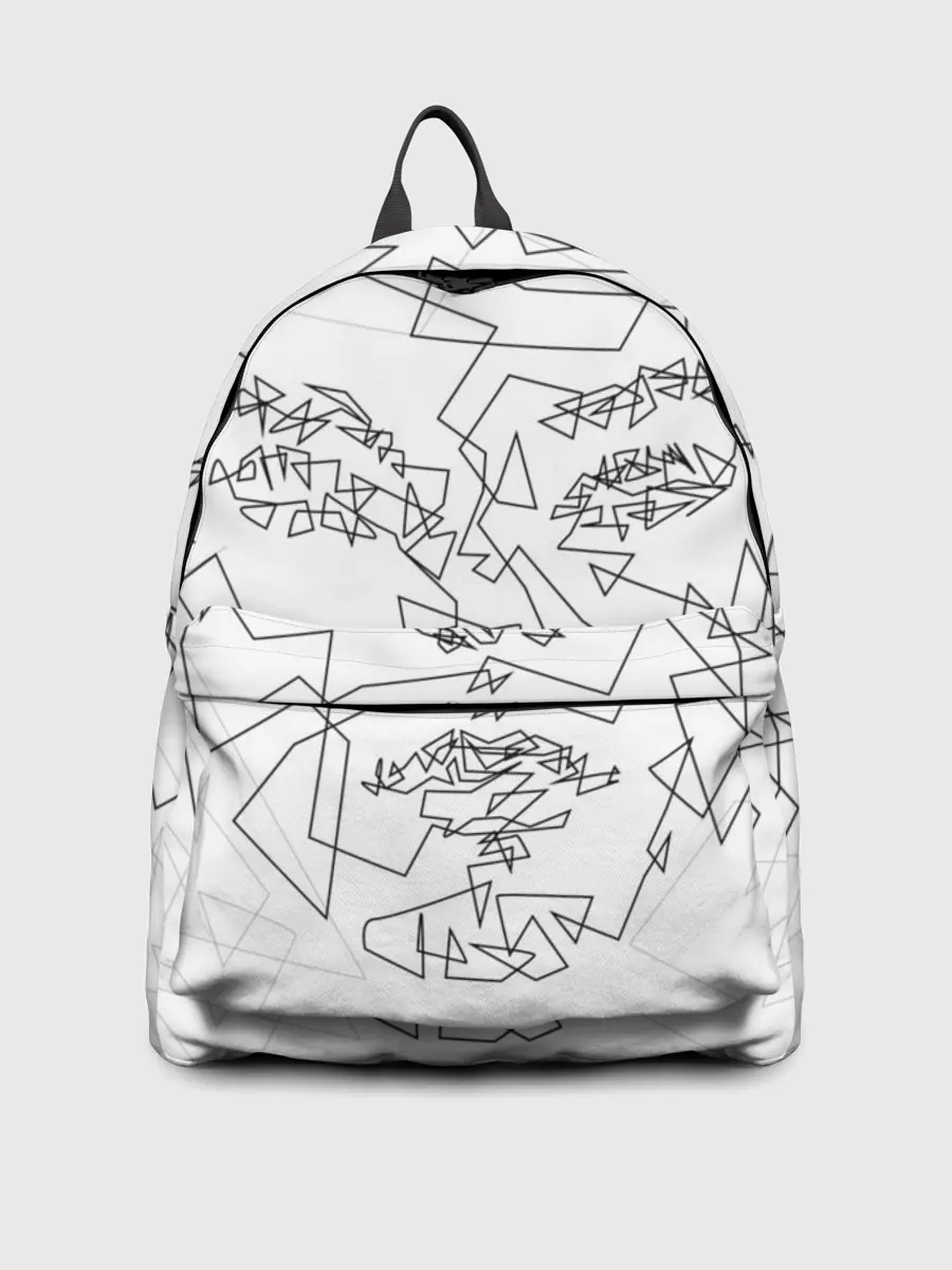 Рюкзак джинсовый / Геометрическое лицо