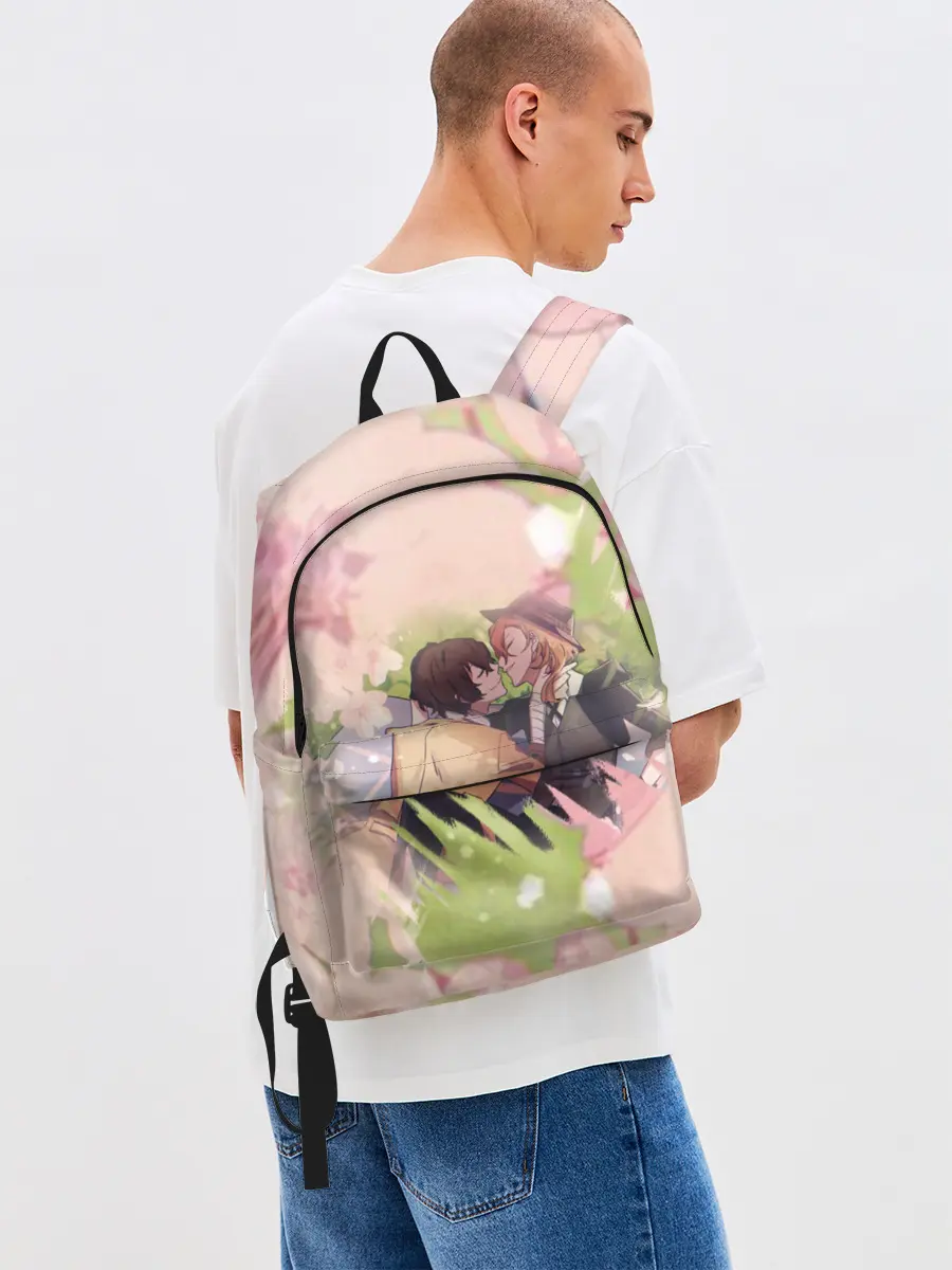 Рюкзак джинсовый / Дазай и Чуя