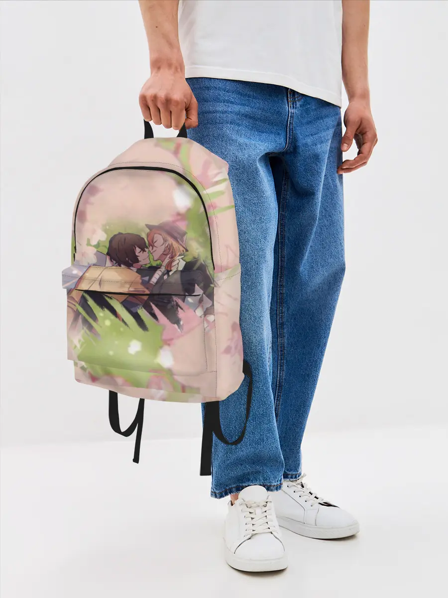 Рюкзак джинсовый / Дазай и Чуя