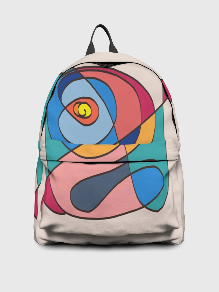 Рюкзак джинсовый / Абстракция полет фантазии