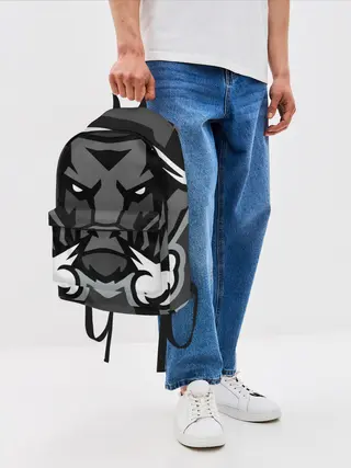 Рюкзак джинсовый / Зверь