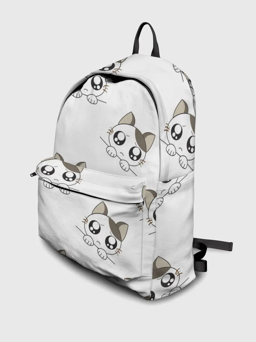 Рюкзак джинсовый / Котята