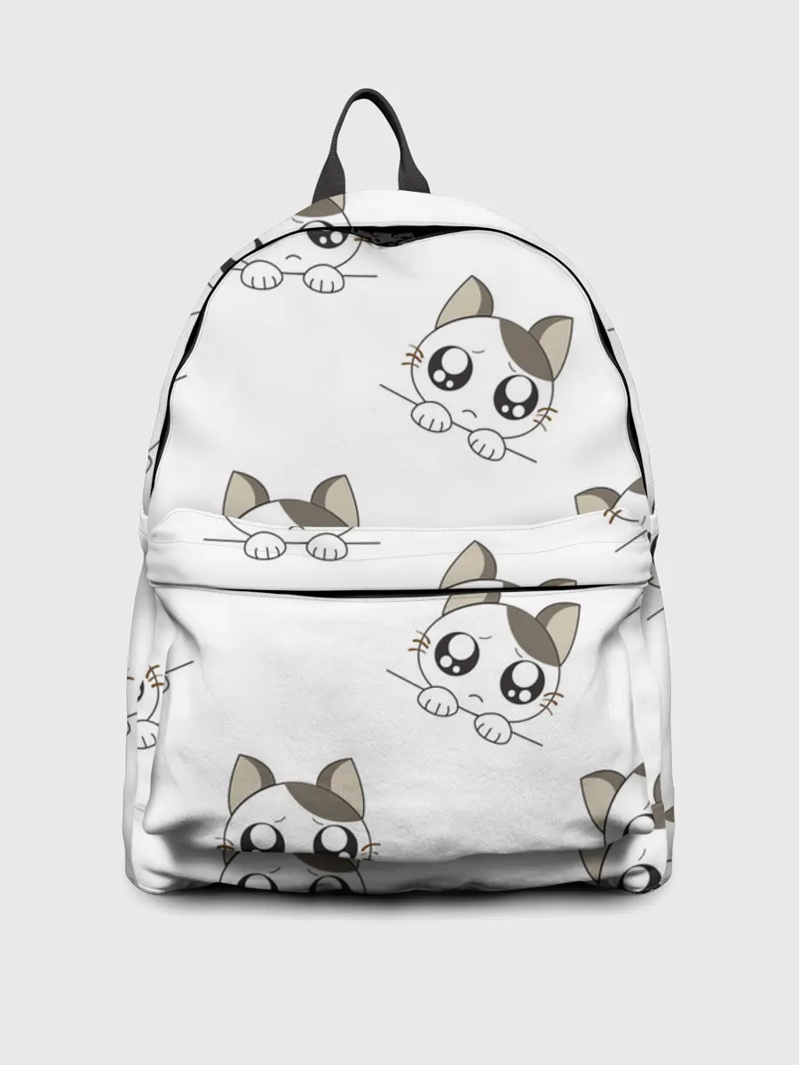 Рюкзак джинсовый / Котята