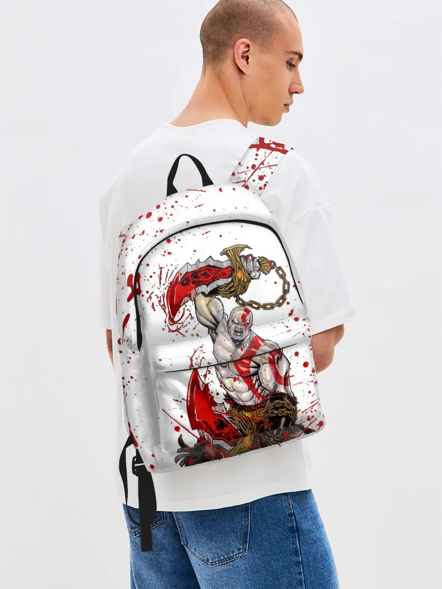 Рюкзак джинсовый / GOD OF WAR