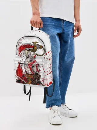 Рюкзак джинсовый / GOD OF WAR
