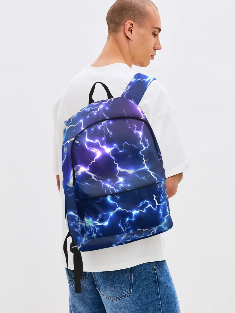 Рюкзак джинсовый / Молнии | Flash