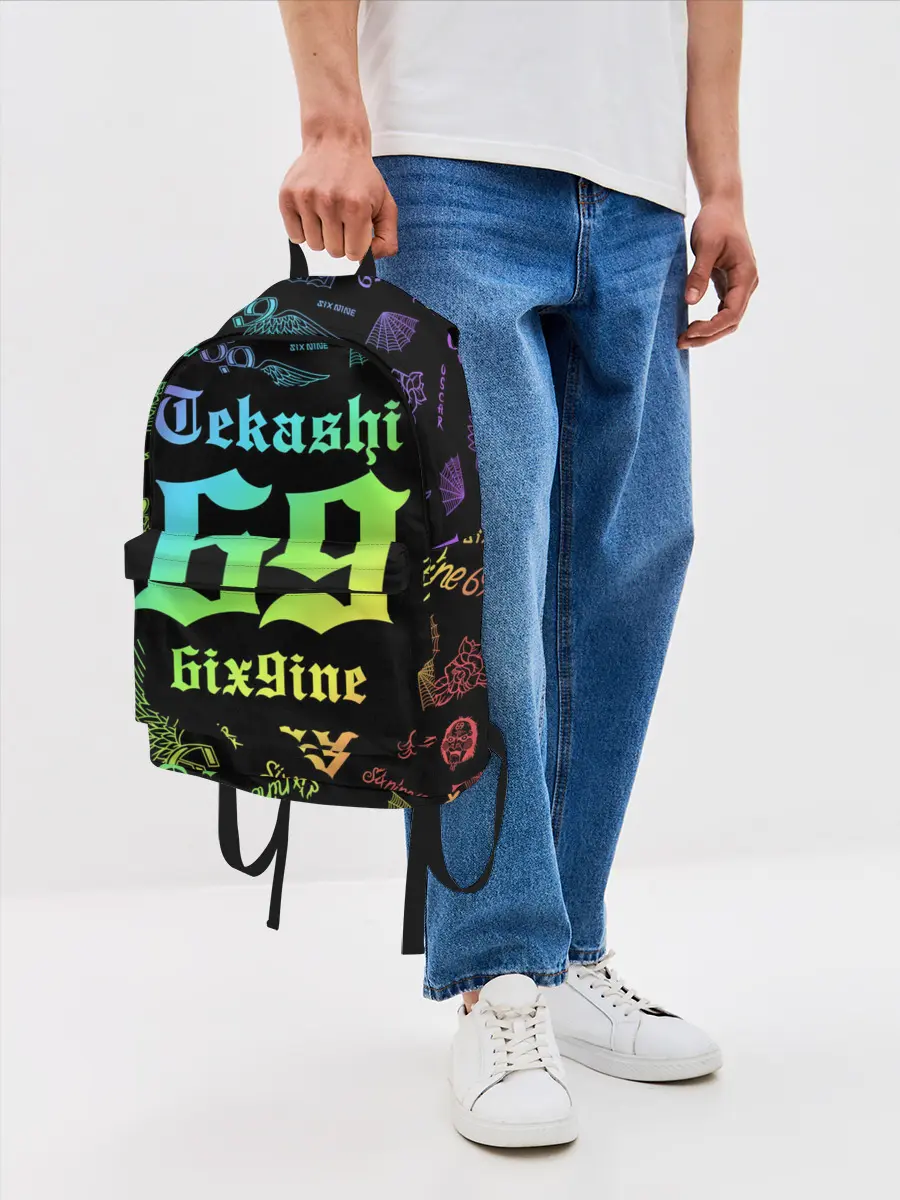 Рюкзак джинсовый / 6IX9INE