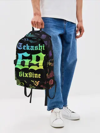 Рюкзак джинсовый / 6IX9INE