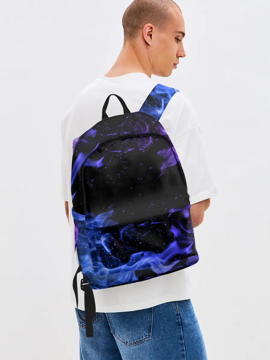 Рюкзак джинсовый / ОГОНЬ