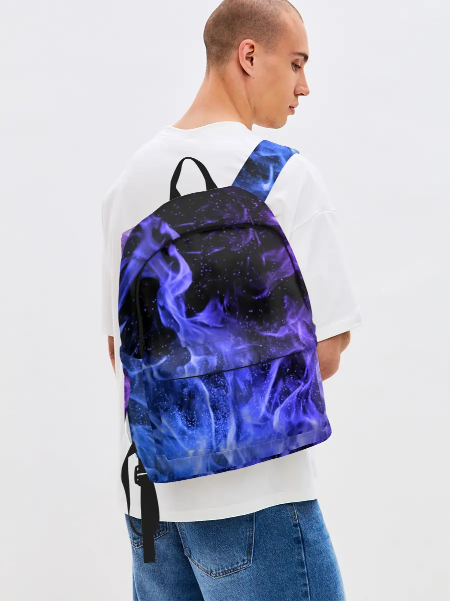 Рюкзак джинсовый / ОГОНЬ