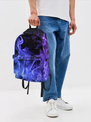 Рюкзак джинсовый / ОГОНЬ