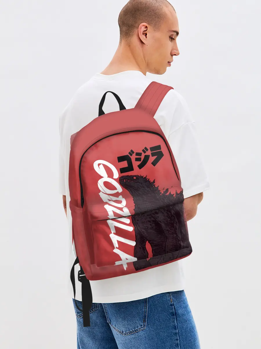 Рюкзак джинсовый / Godzilla