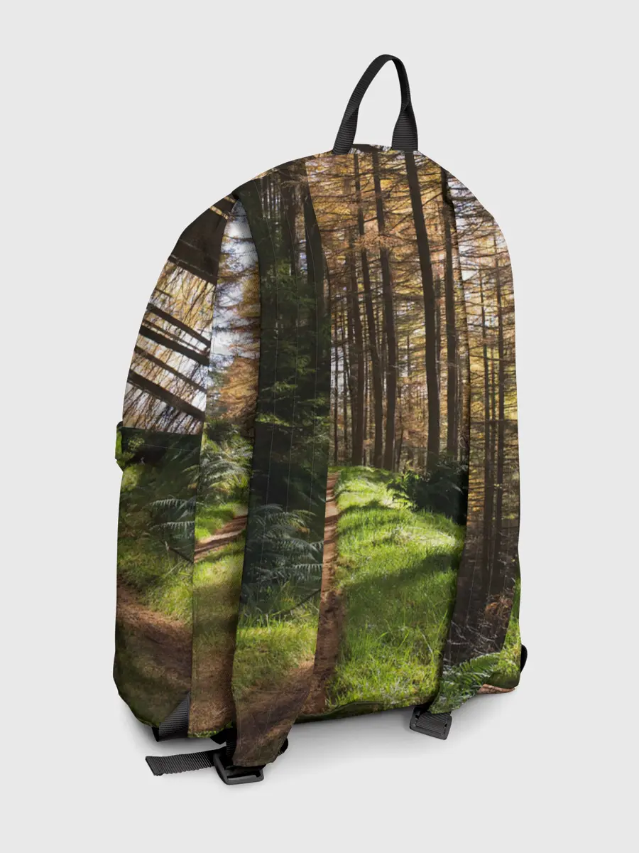 Рюкзак джинсовый / Лес мой храм