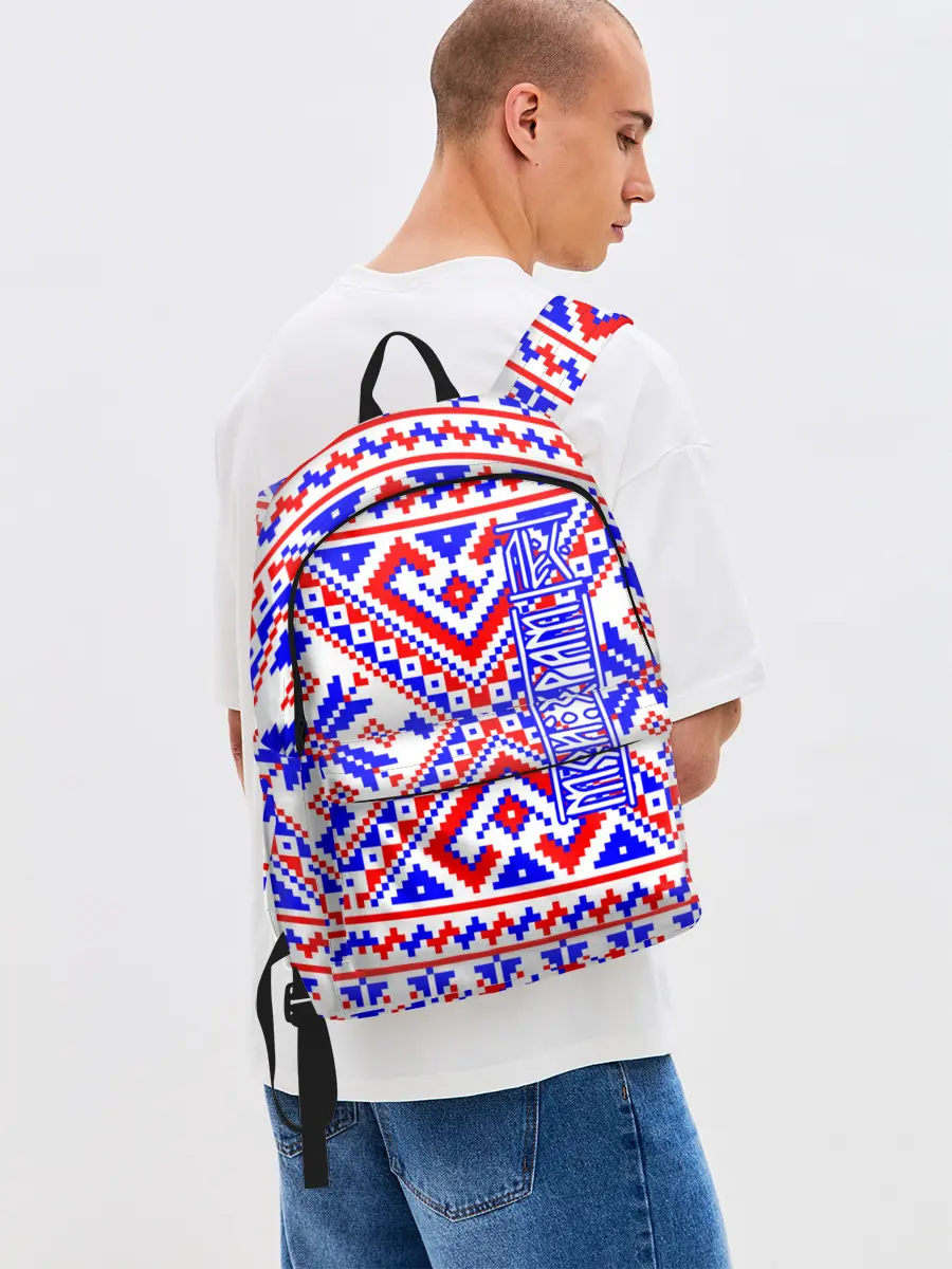 Рюкзак джинсовый / Лес мой храм