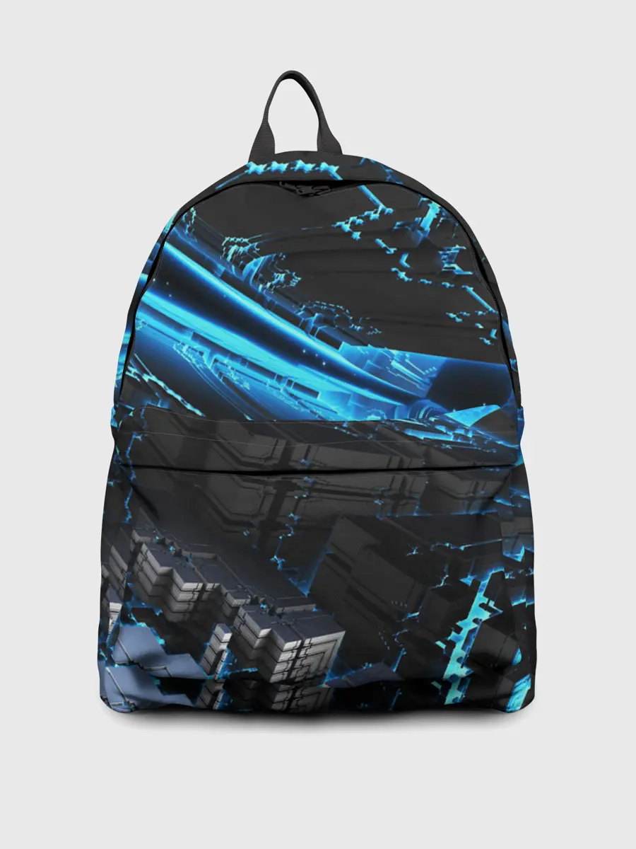 Рюкзак джинсовый / DIGITAL ABSTRACT