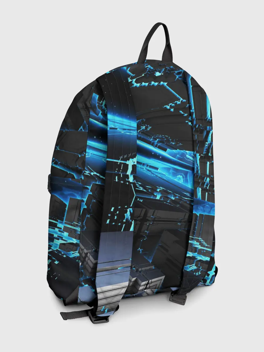 Рюкзак джинсовый / DIGITAL ABSTRACT