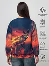 Женский свитшот / Огненная лиса