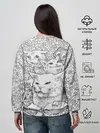 Женский свитшот / Коты мемы кошки