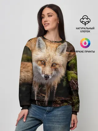 Женский свитшот / Лиса