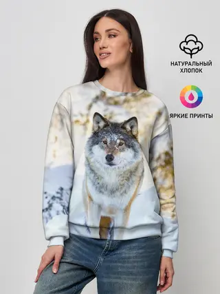 Женский свитшот / Я зимой