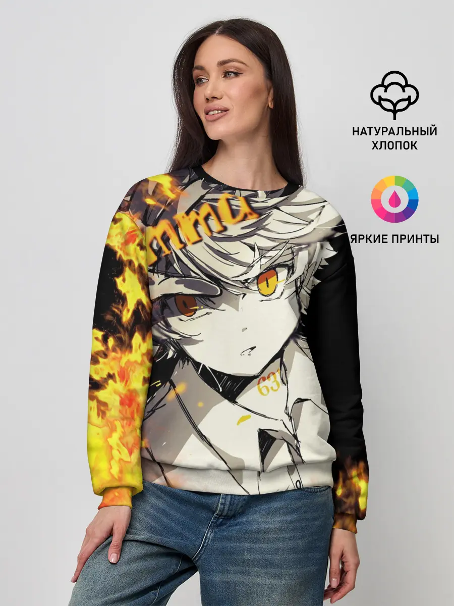 Женский свитшот / Обещанный неверленд Emma