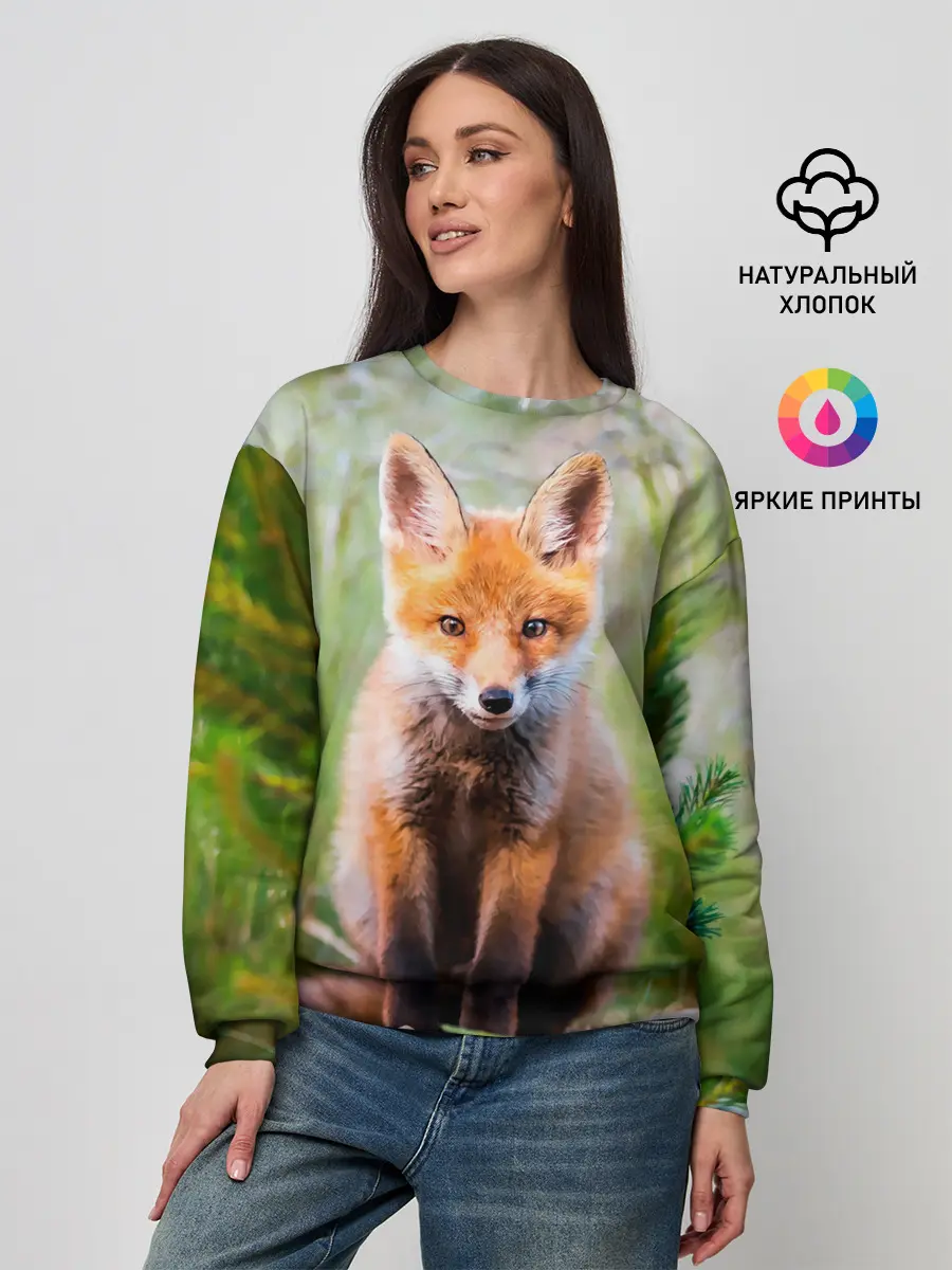 Женский свитшот / Лисичка