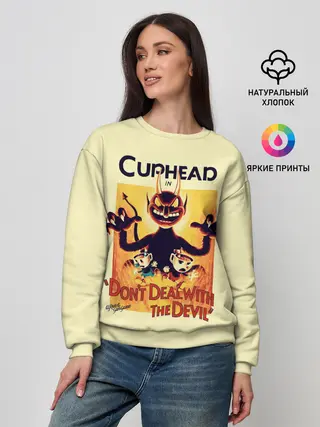 Женский свитшот / Cuphead
