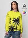 Женский свитшот / Cyberpunk 2077 - Пальмы
