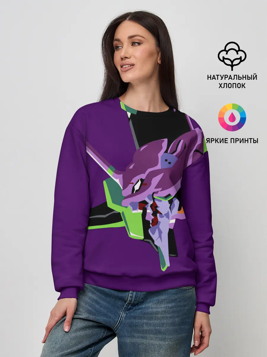 Женский свитшот / Евангилион