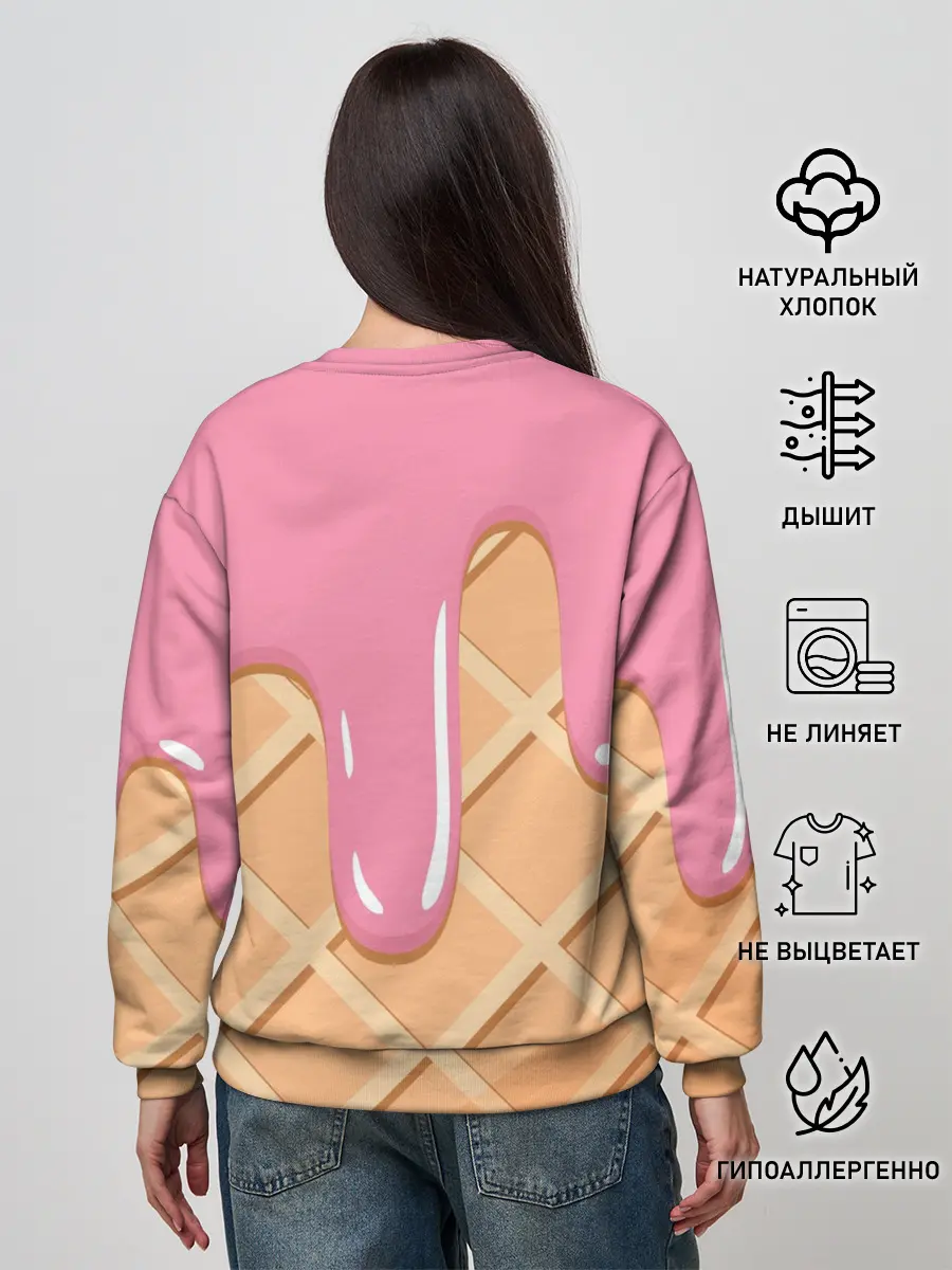 Женский свитшот / Мороженое Рожок