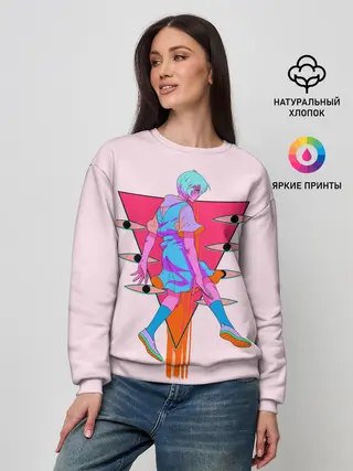 Женский свитшот / Евангилион