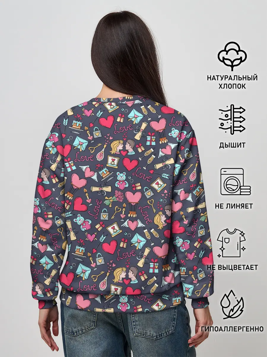 Женский свитшот / LOVE