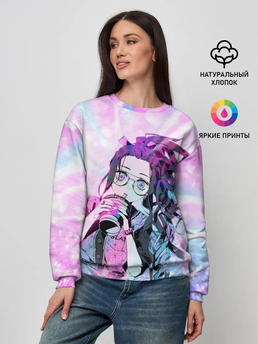 Женский свитшот / Незуко Камадо