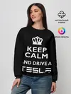 Женский свитшот / Drive a Tesla!