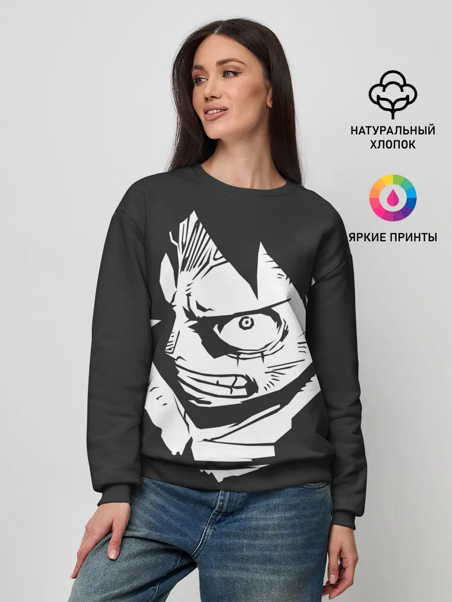 Женский свитшот / Злой One piece