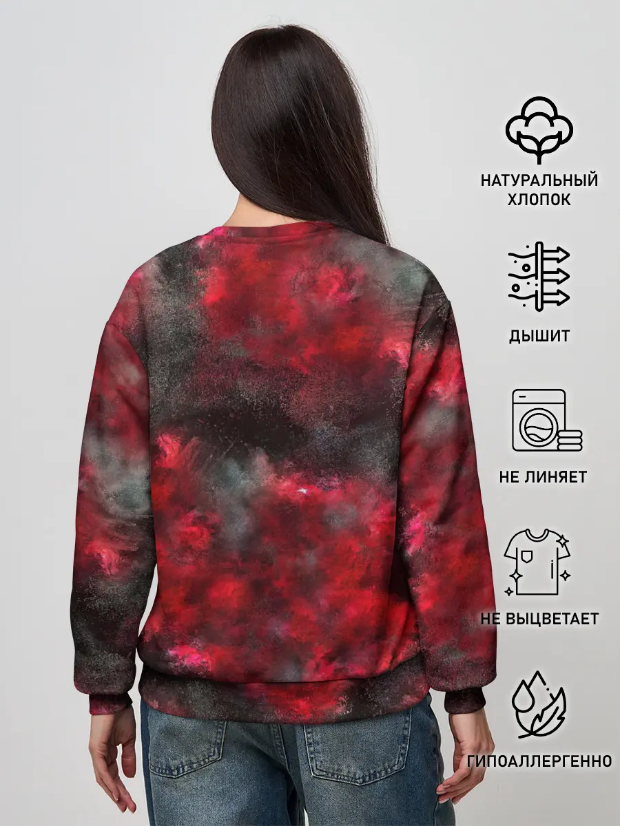 Женский свитшот / CS GO Red heat