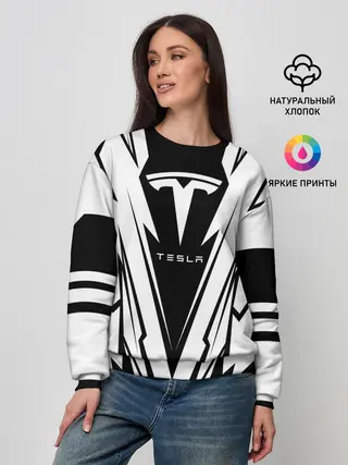 Женский свитшот / Tesla