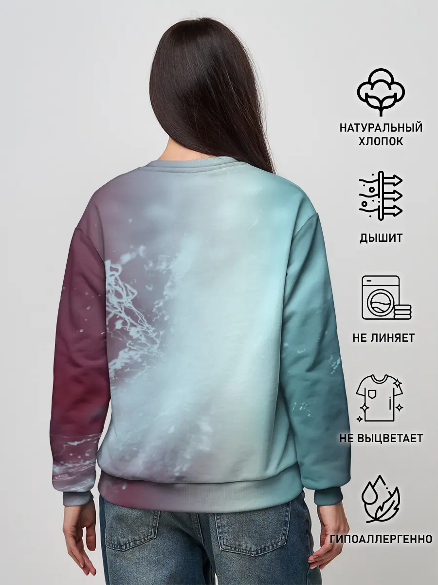 Женский свитшот / Cyberpunk 2077 | Джонни и Порш