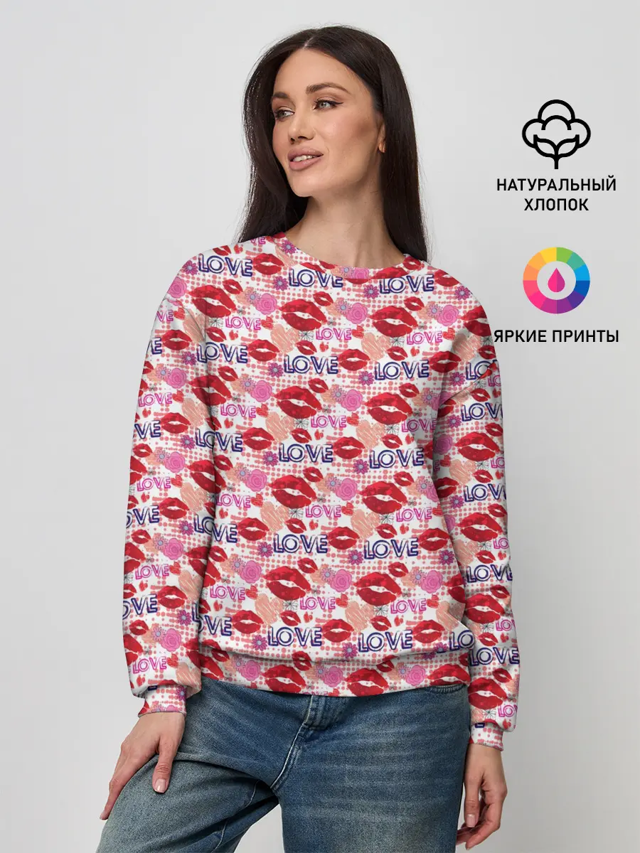 Женский свитшот / LOVE