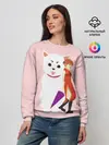 Женский свитшот / Кот Гинтама